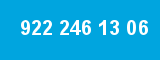 922 246 13 06 922 246 13 06